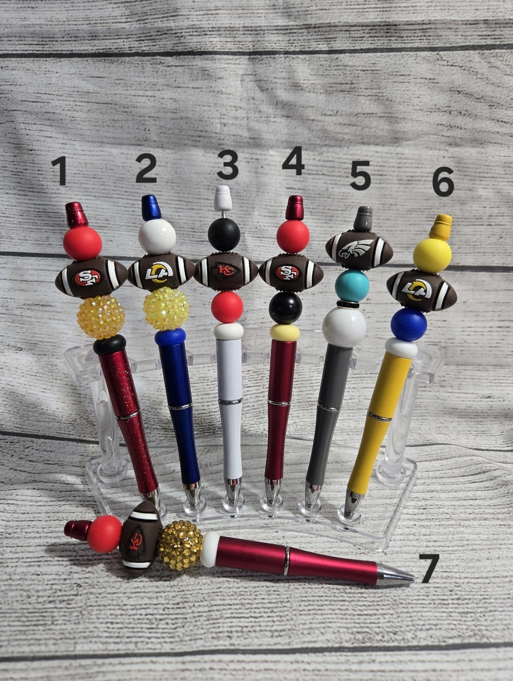 NFL Team Beaded Pens[Read Description]